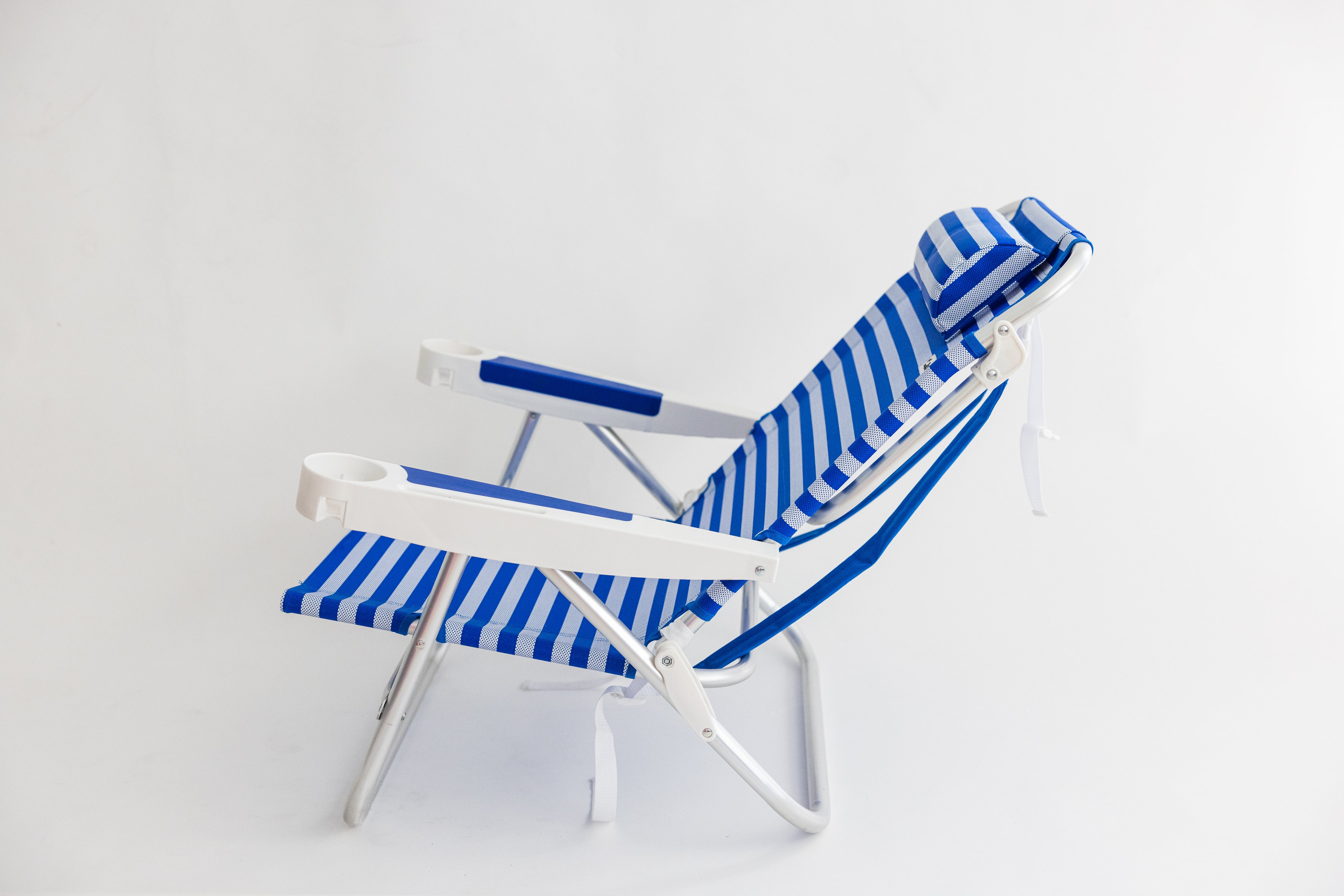 Set of Two (2) Lay Flat Backpack Beach Chairs