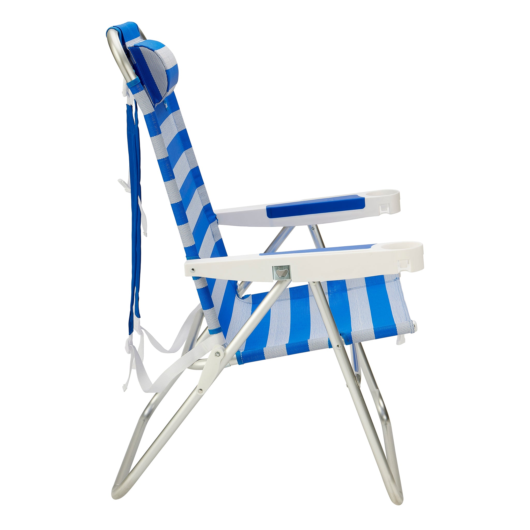 Set of Two (2) Tall Backpack Beach Chairs