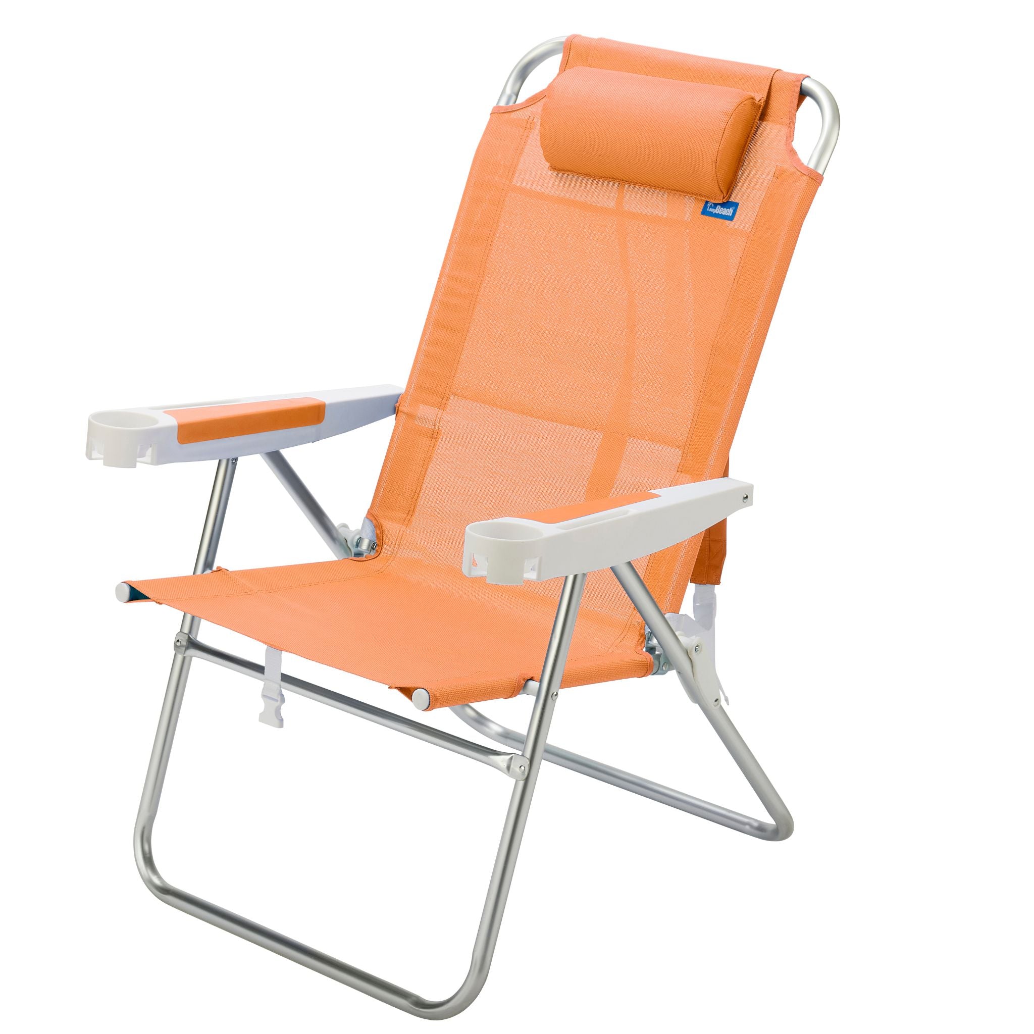 Set of Two (2) Tall Backpack Beach Chairs